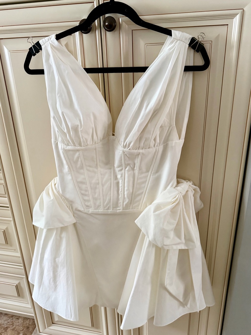 House of CB Amelia twin bow mini dress - Picture 2 of 3